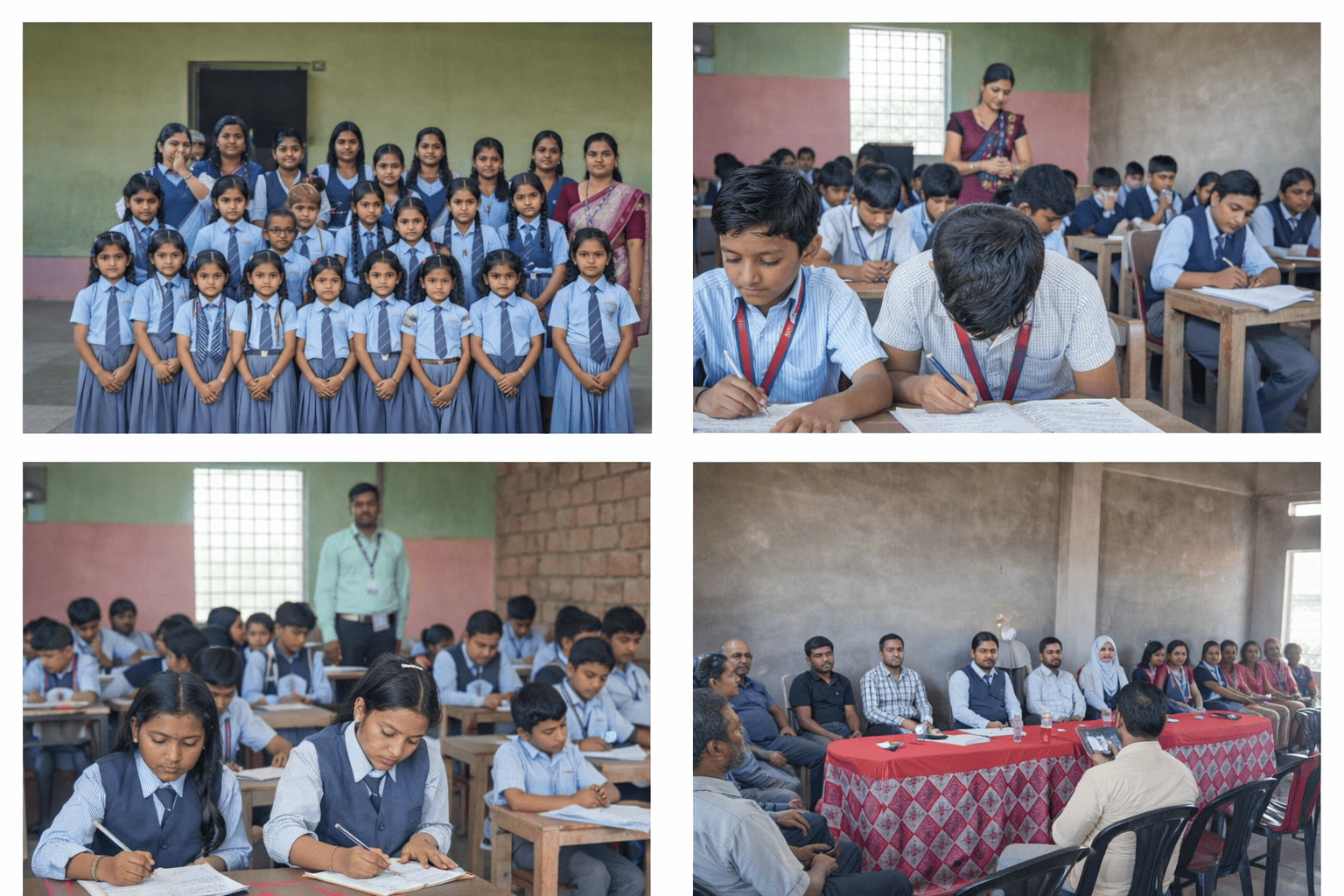 Community Meeting with Teachers and Students