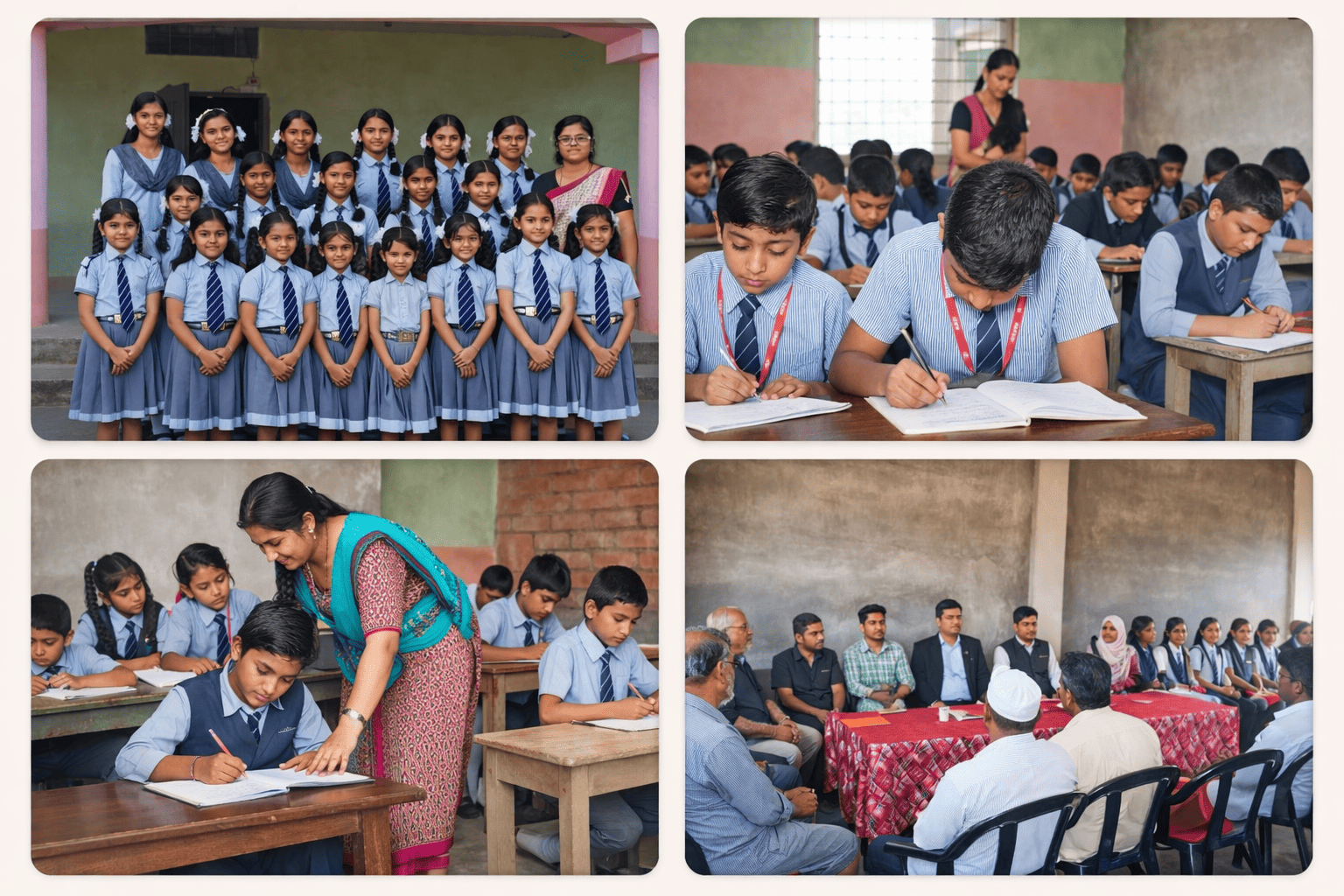 School Group Photo with Teachers